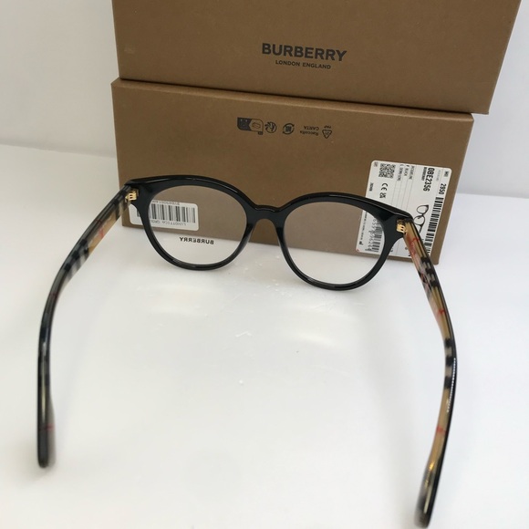 New 💯Authentic - Burberry Jaqueline Demo Round Unisex Eyeglasses BE2356 - Picture 6 of 14